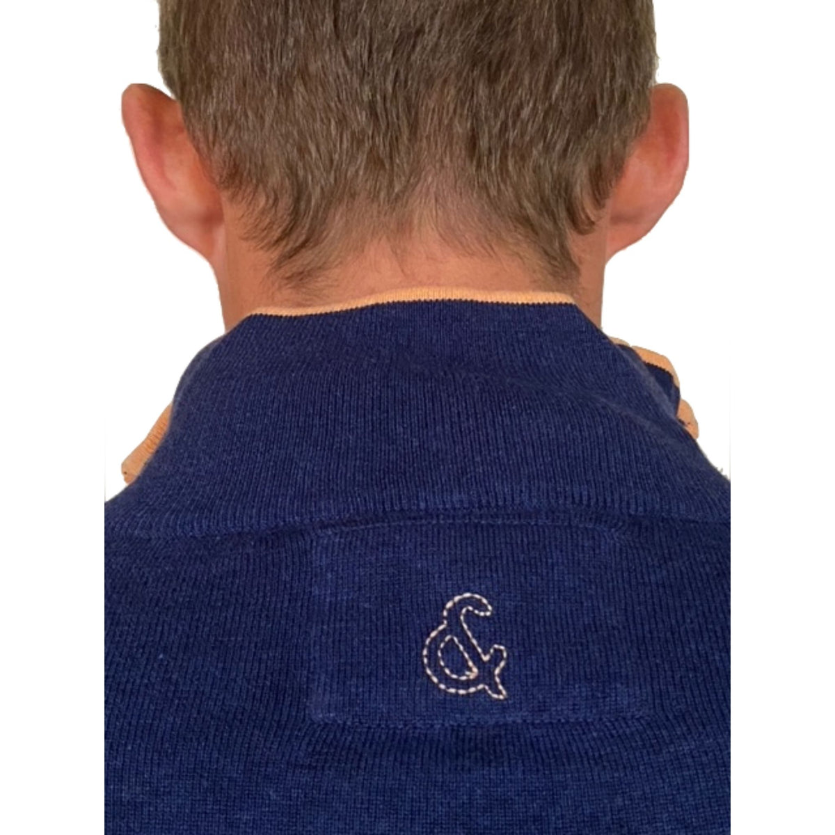 Colour-and-sons-Cotton-Zip-Neck-midnight