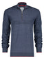 Zip Neck Sweater - Blue