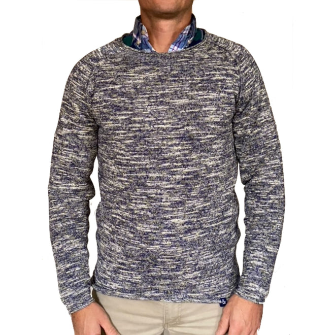 Colour-and-sons-fleck-crew-neck-sweater-combo