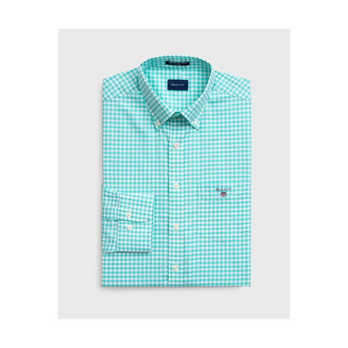 Gant-Gingham-Check-Shirt-Green