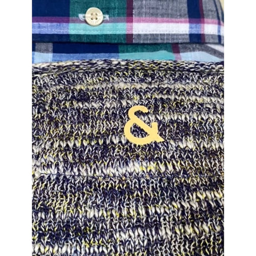Colour-and-sons-fleck-crew-neck-sweater-combo