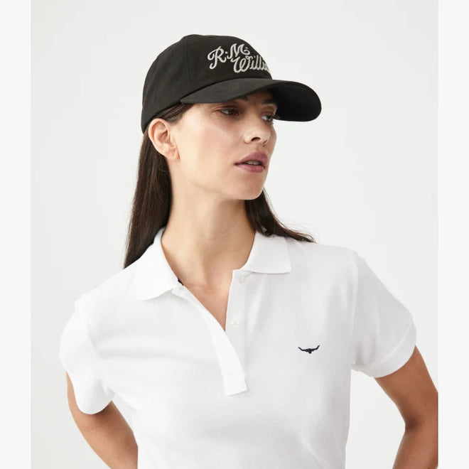 RM Williams - Script Cap - Black Silver