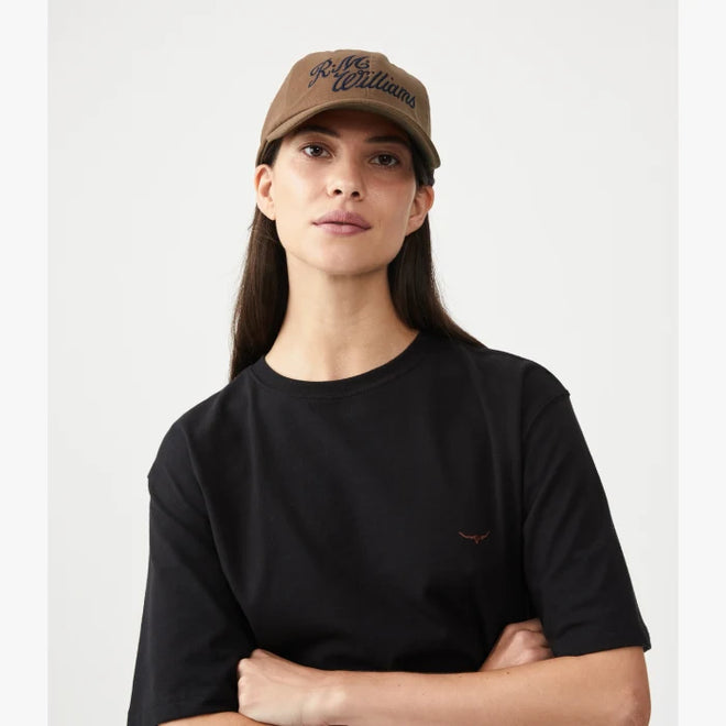 RMW Script Cap - Brown/Navy