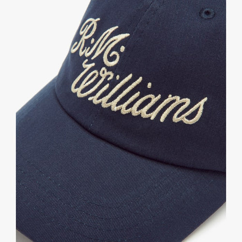 RMW Script Cap - Navy/Bone
