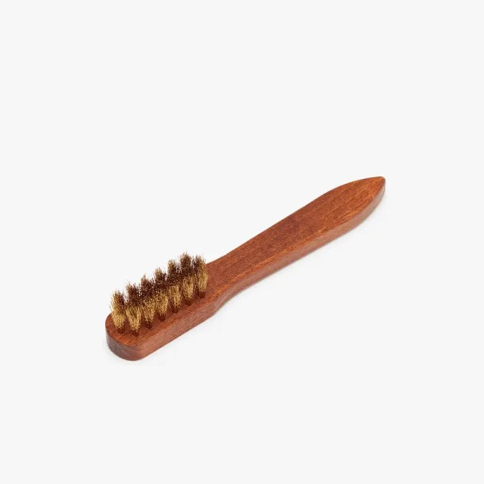 R.M.Williams - Suede Brass Bristle Brush - Natural