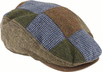 Avenel - Wool Blend Patchwork Cap - Multi