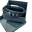 Avenel - Abacus Leather Wristband - Black