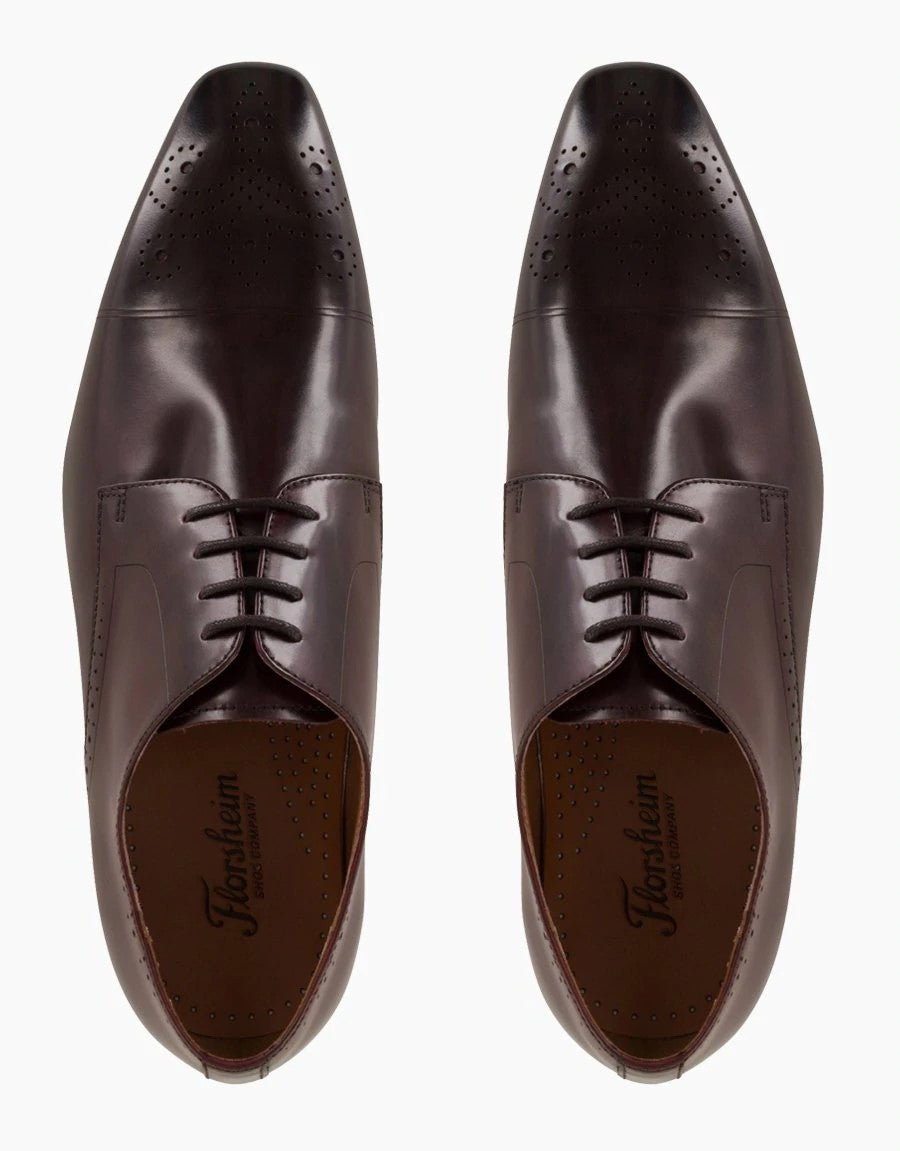 Ashton Cap Toe Brogue - Burgundy