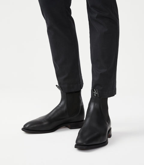 R.M.Williams - Dynamic Flex Craftsman - Yearling Leather - Black - G Fit