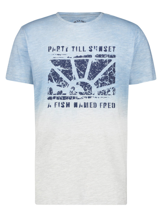 Crew Neck Tee - Sky Blue