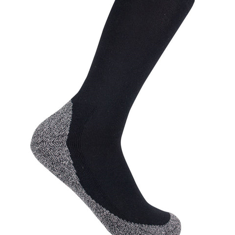 Bamboo 3G Charcoal Sock - Black
