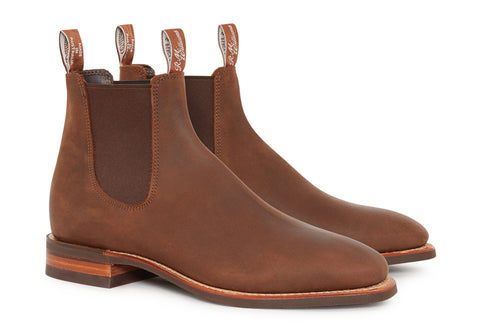 R.M.Williams - Comfort Craftsman - Raw Edge - Oily Fern Leather - Bark - G Fit