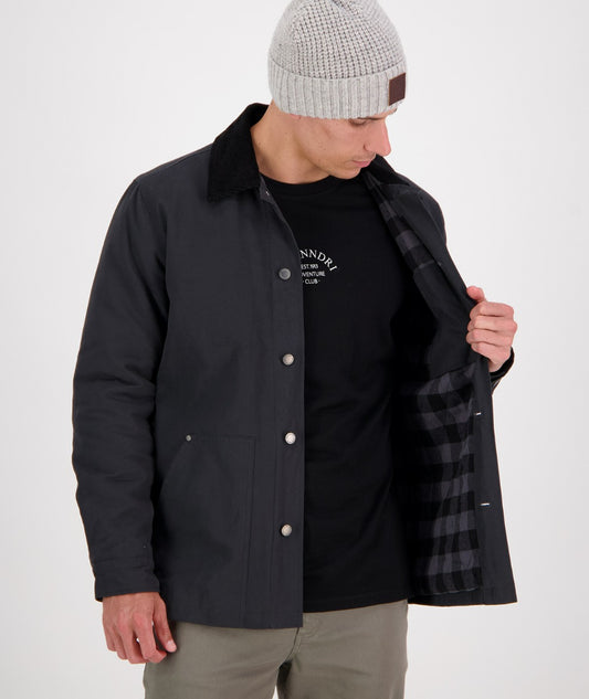 Swanndri - Barrytown V2 Canvas Work Jacket - Charcoal