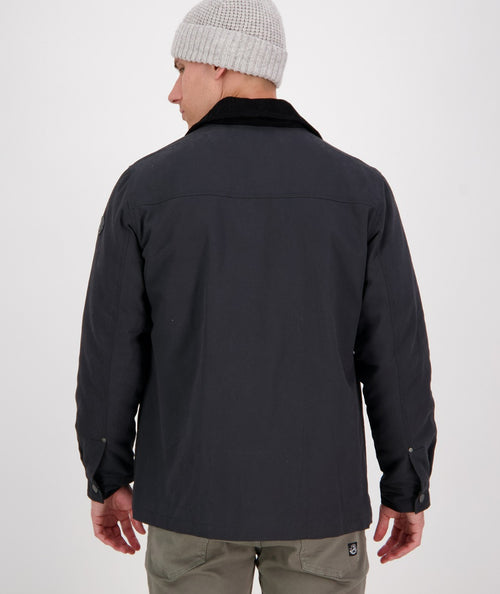 Barrytown V2 Canvas Work Jacket - Charcoal