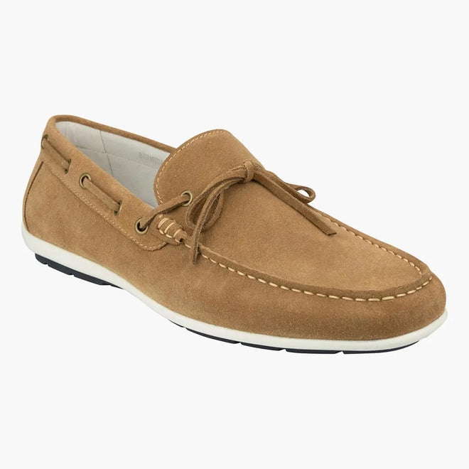 Florsheim Bermuda Tie Moc Toe Boat Shoe - Tan