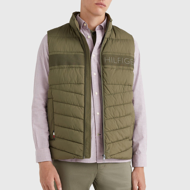Tommy Hilfiger - Branded Vest - Army Green