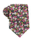 OTAA - Floral Tie - Black with Pink, White, Yellow, Green & Purple