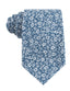 OTAA - Floral Tie - Blue with White Orchids