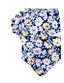 OTAA - Floral Tie - White Flowers with purple, yellow & green accents
