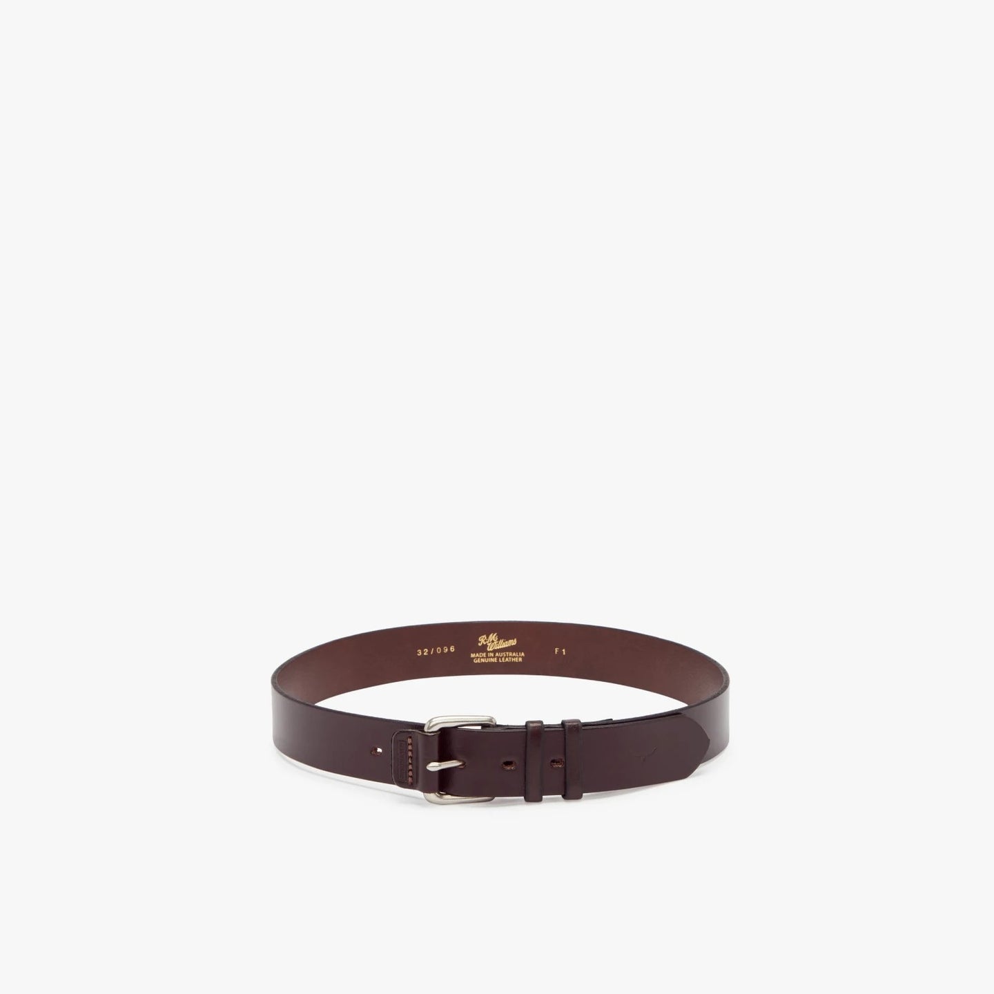 R.M.Williams - Covered Buckle Belt - Chestnut