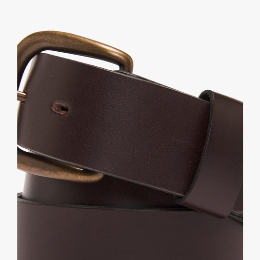 R.M.Williams - Traditional Belt - Brushed Metal Buckle - Chestnut