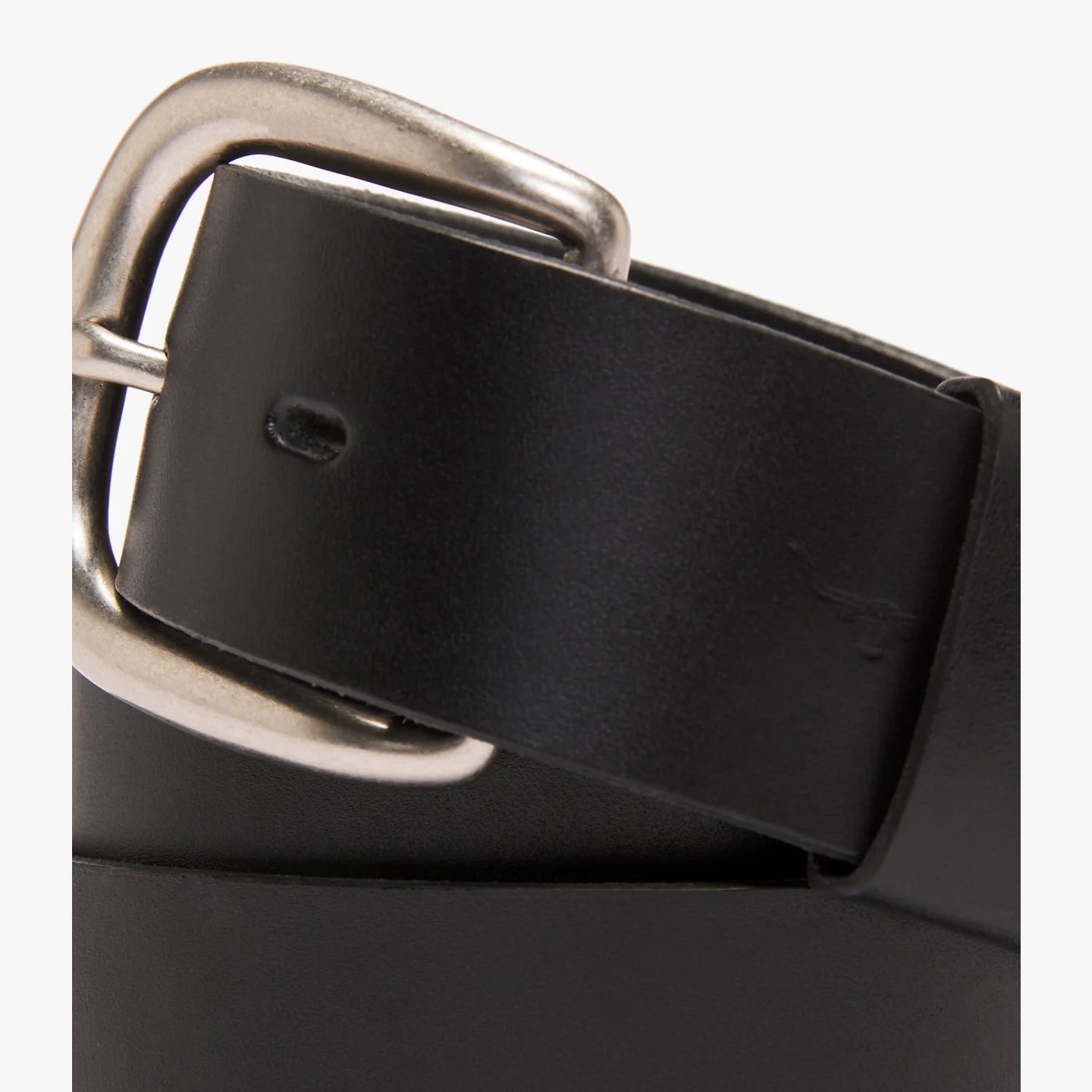 R.M.Williams - Traditional Belt - Brushed Metal Buckle - Black
