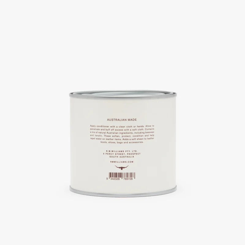 R.M.Williams - Leather Conditioner (Tin) - Beeswax - Natural