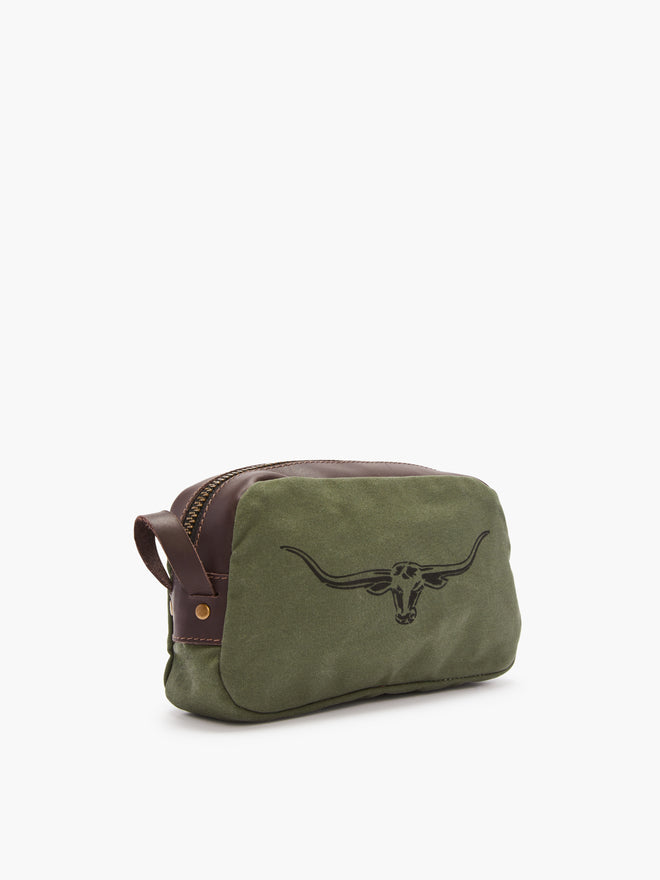 Ute Washbag - Miltary Green - Large Longhorn