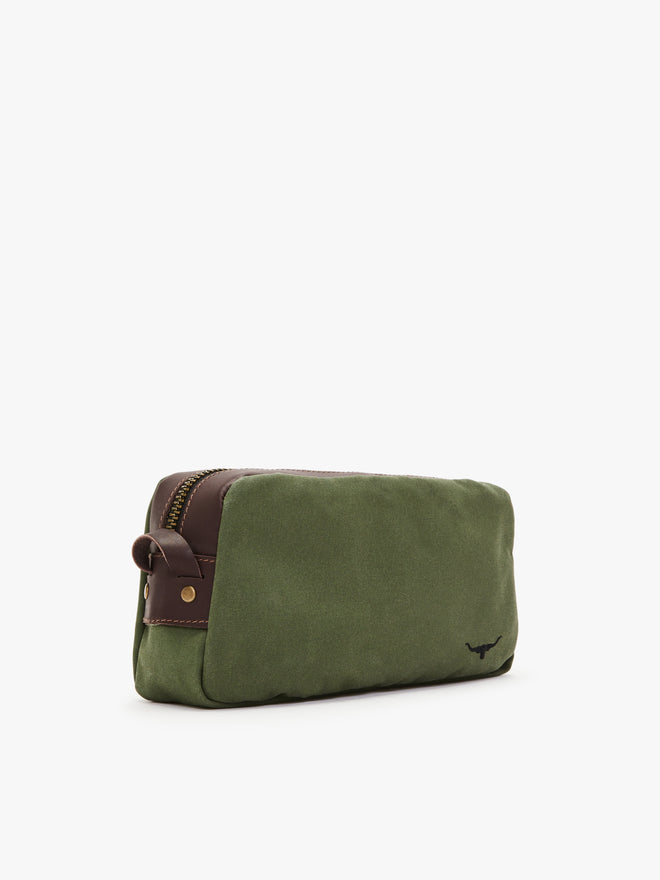 Ute Washbag - Military Green - Small Longhorn