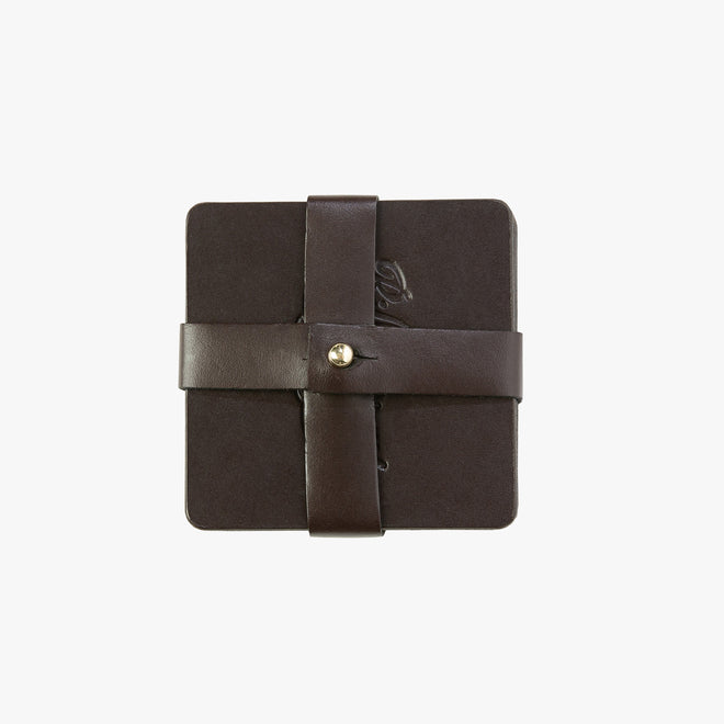 RM Williams - Six 6 pack coasters - chestnut