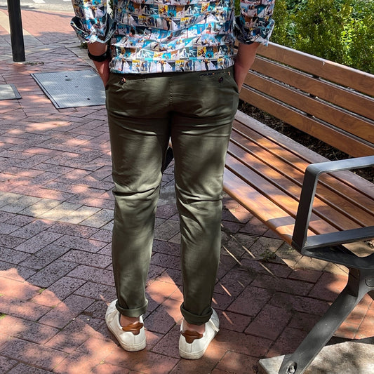 A Fish Named Fred - Chino Pant - Green