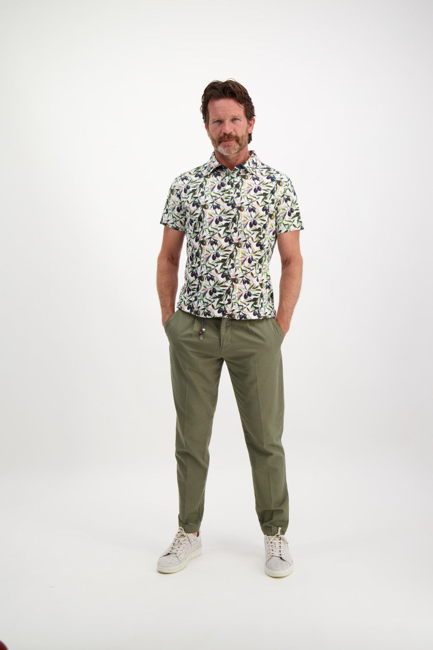 A Fish Named Fred - Casual Chino - Peached Twill - Sage Green
