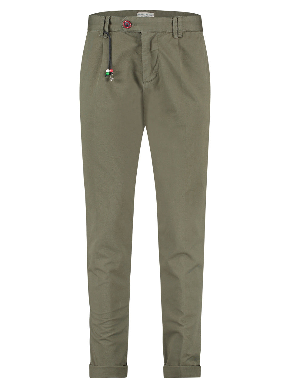 A Fish Named Fred - Casual Chino - Peached Twill - Sage Green