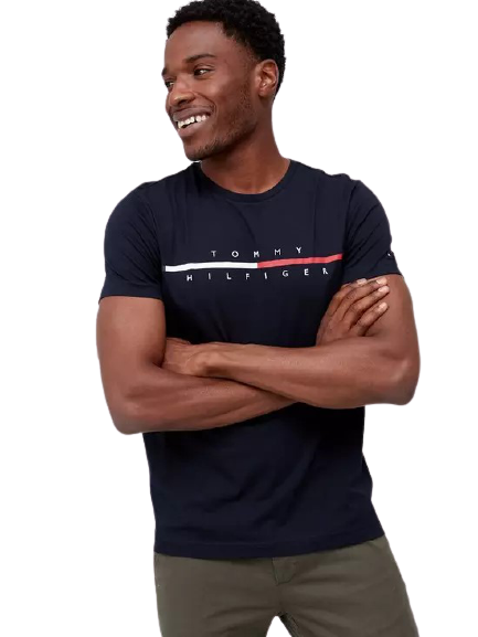 Corporate Split Logo Tee - Desert Sky
