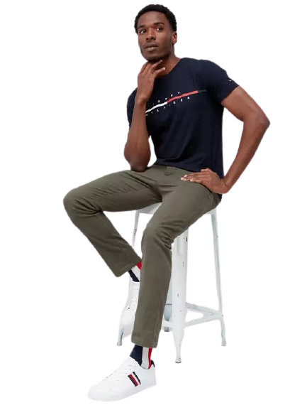 Corporate Split Logo Tee - Desert Sky