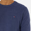 Tommy Hilfiger - Cross Structre Crew Neck Jumper - Faded Indigo and Yale navy