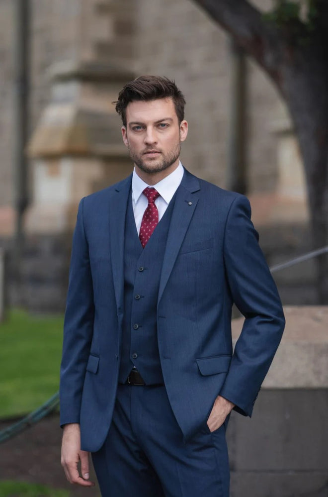 Daniel Hechter - Michel 101 Wool Suit - Navy