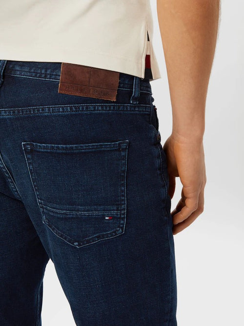 Denton Straight Fit Stretch Denim Jean - Dark Stone (Indigo)