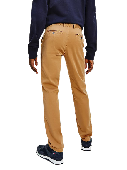 Denton Straight Fit Satin Chino Countryside Khaki