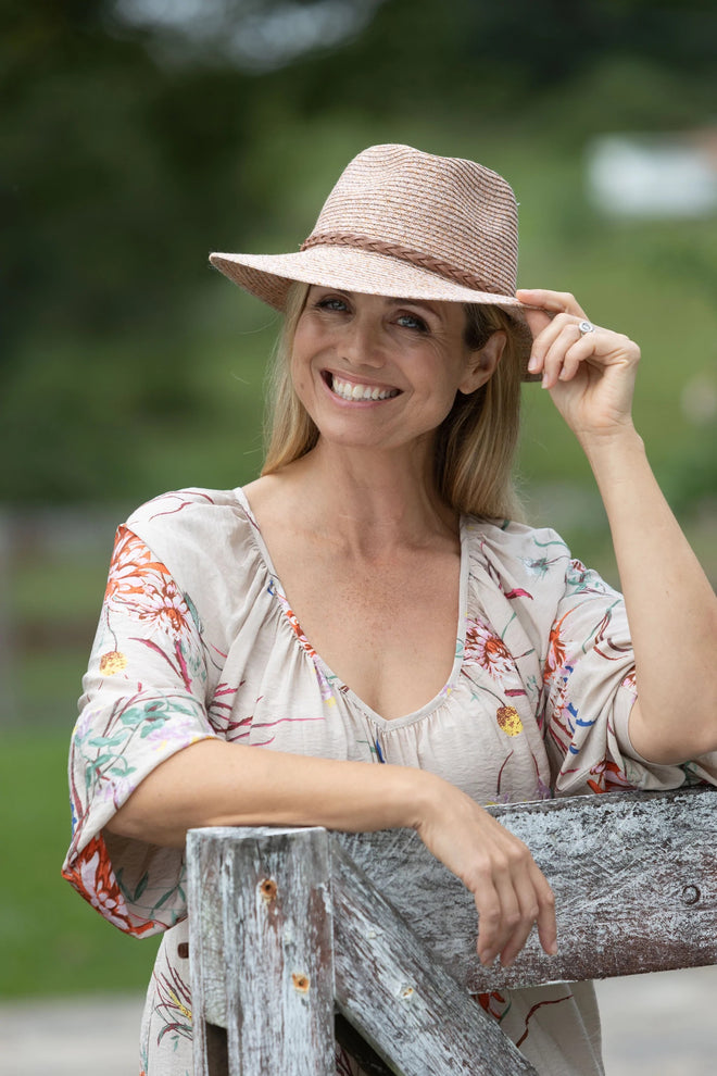 Oogee Hats - Dingo Creek Fedora Hat - Pink