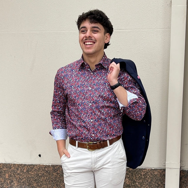 Amber Expedition - Print Shirt - Navy Multi