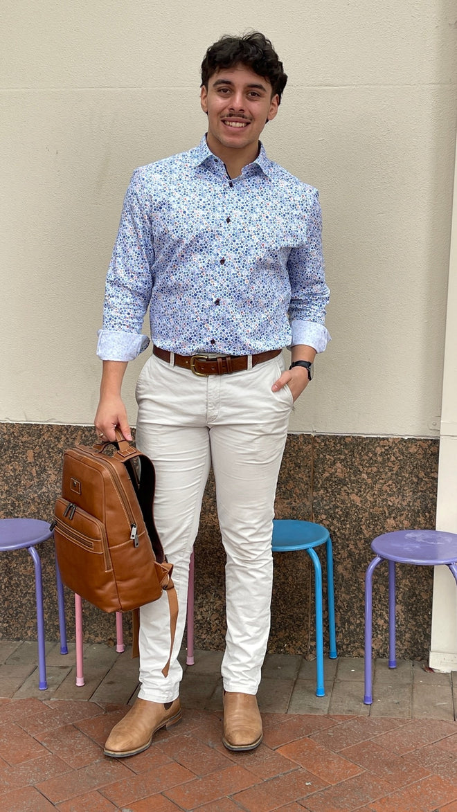 Print Shirt - White Multi