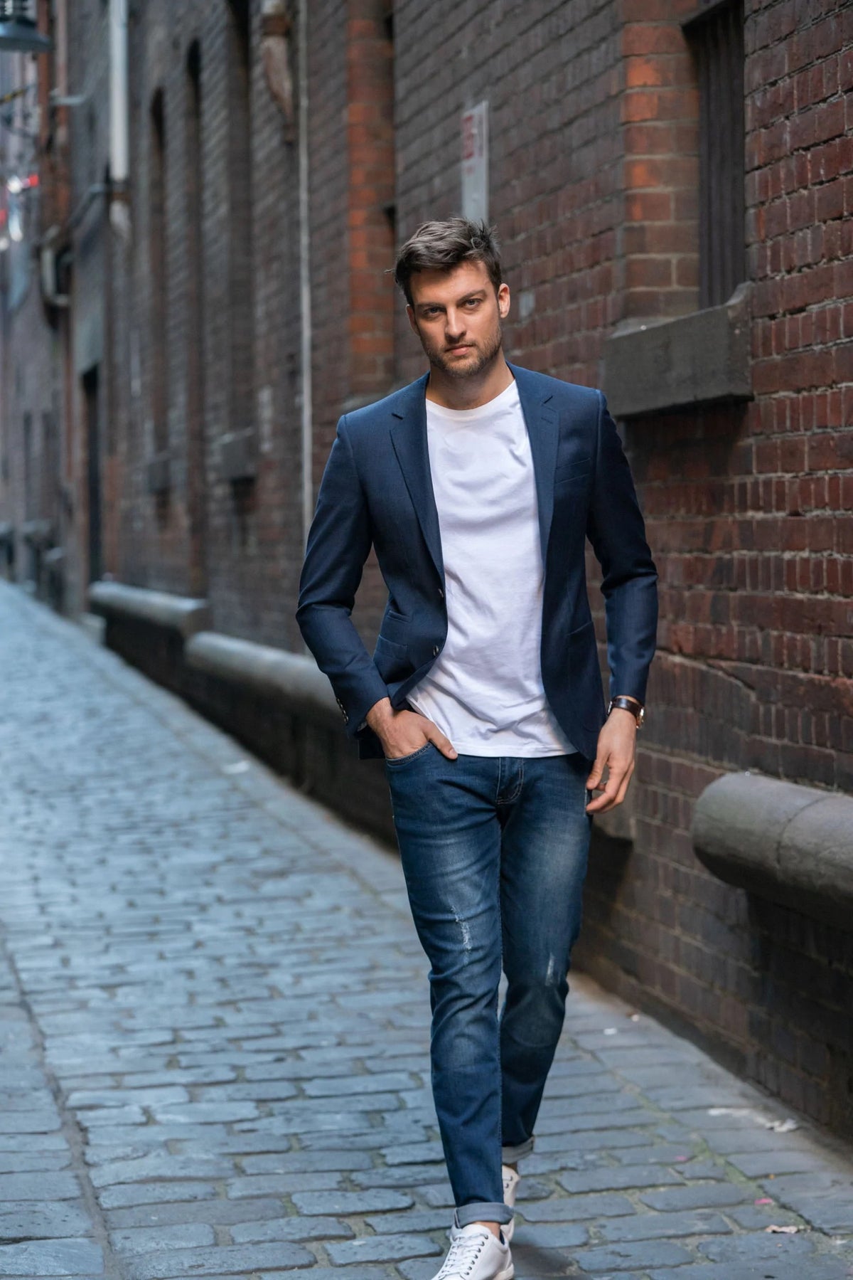 Daniel Hechter - Prague Merino Sportscoat - Blue