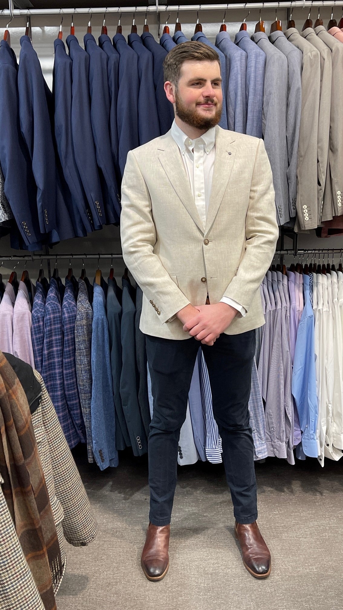Daniel Hechter - Linen Blazer - Natural