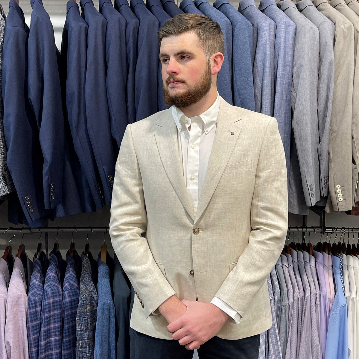 Daniel Hechter - Linen Blazer - Natural