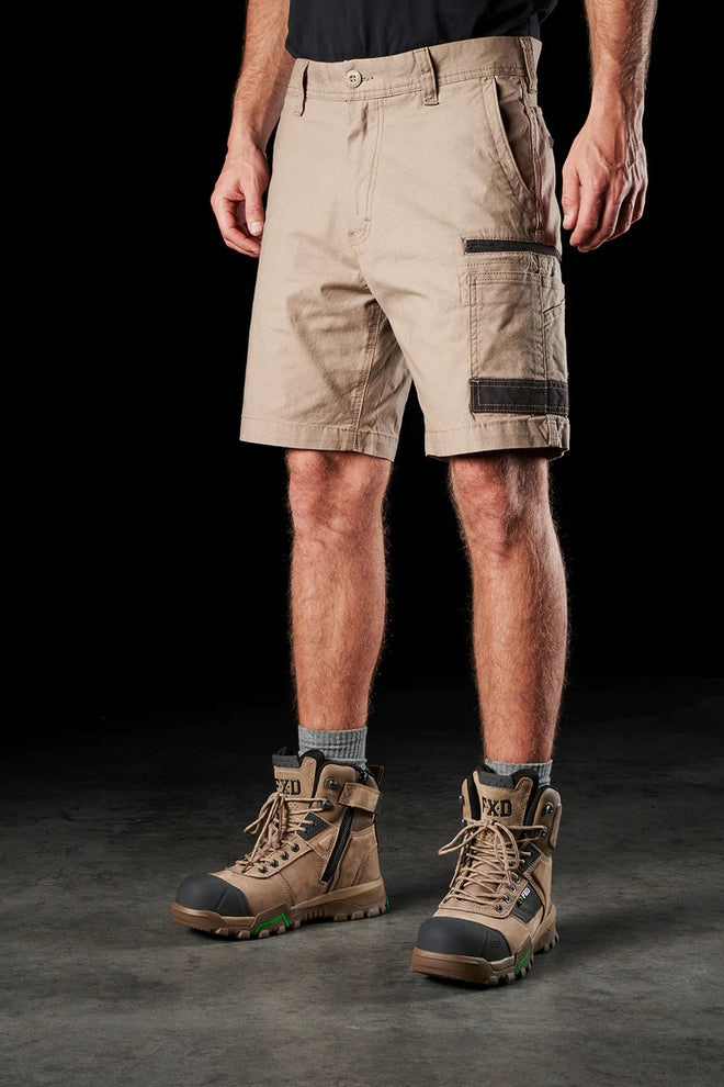 FXD Stretch Heavy Duty Work Short – Navy | Khaki