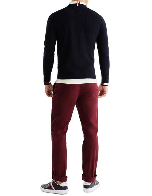Hilfiger Flag Cuff Crew Neck Sweater - Desert Sky