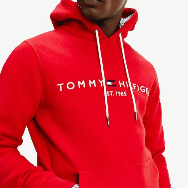 Tommy Hilfiger - Flex Fleece Logo Hoodie - Primary Red