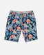 Stretch Cotton Twill Shorts - Colourful Flowers