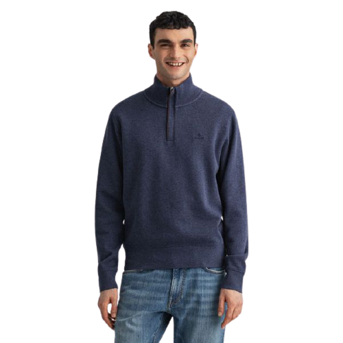 Gant_Sacker_Rib_Half_Zip_Collar_Dark_Indigo